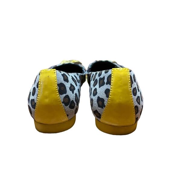 Poetic License Leopard Print Flats with Yellow Accents - Picture 6 of 8
